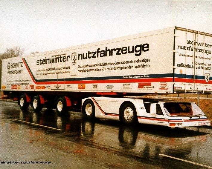 Очень странный тягач: необычный дизайн Steinwinter Supercargo 20.40