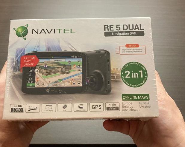 Обзор очередного гибрида (видеорегистратор + навигатор) Navitel RE 5 Dual